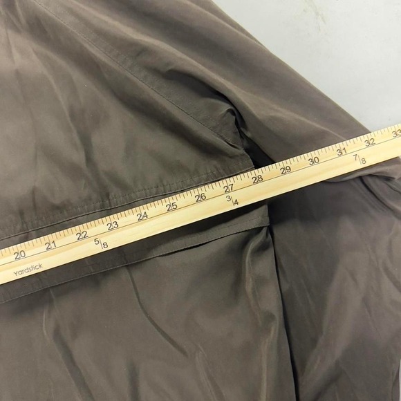 Vintage Y2K Brown Earth Tone Zip Up Bomber Jacket - Picture 4 of 5